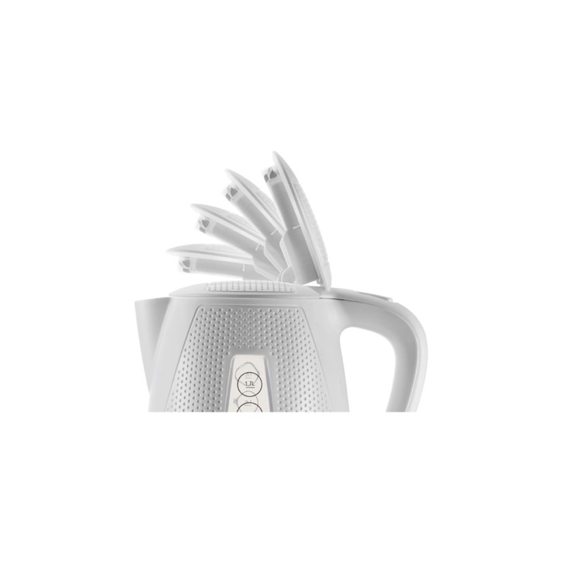 Unold Blitzkocher 18550 Golf, Wasserkocher(weiß, 1,7 Liter)