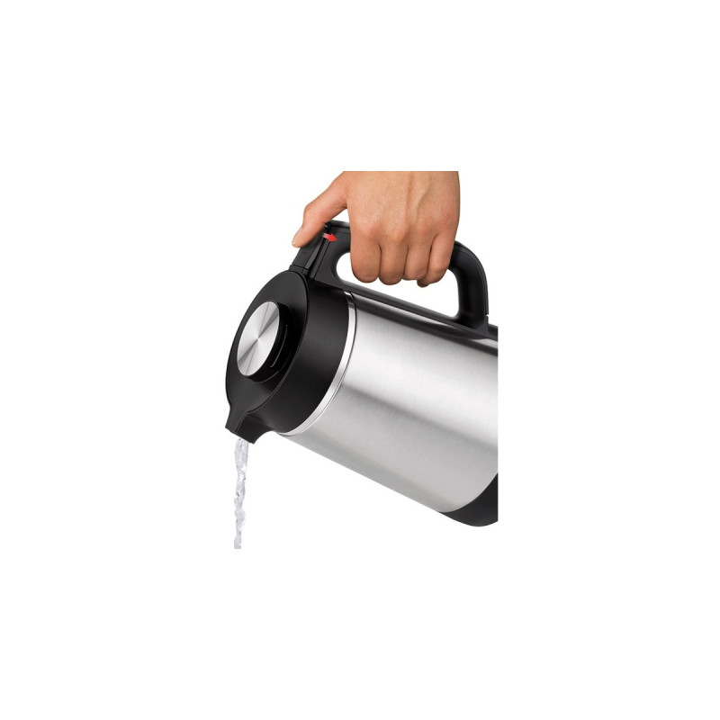 Unold Blitzkocher Thermo 18715, Wasserkocher(edelstahl/schwarz, 1,5 Liter)