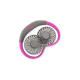Unold Breezy, Ventilator(violett/grau, Nackenventilator )