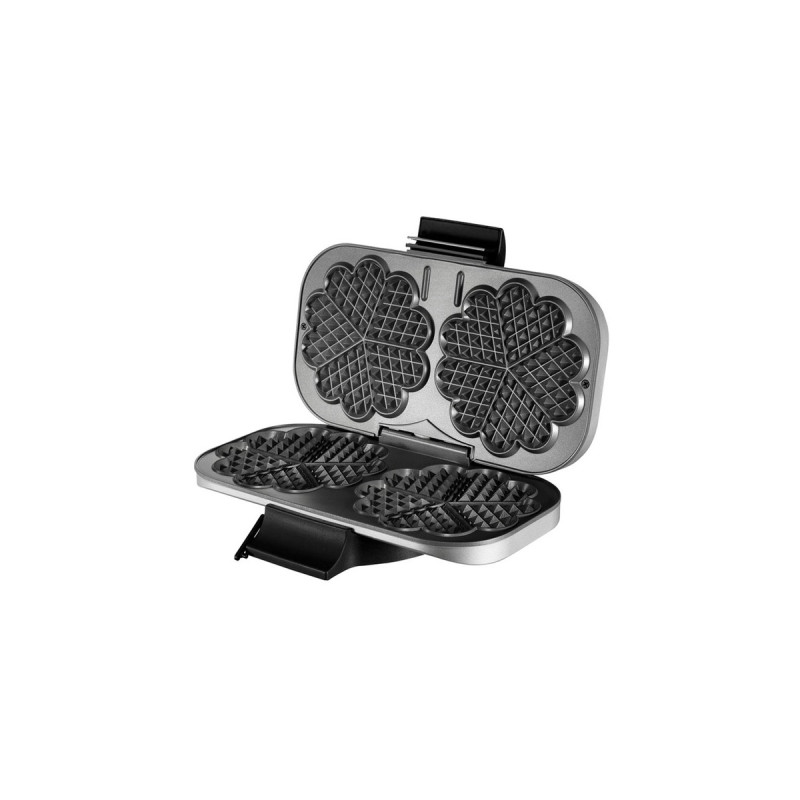 Unold Doppel-Waffeleisen 48241(silber/schwarz, 1.300 Watt)