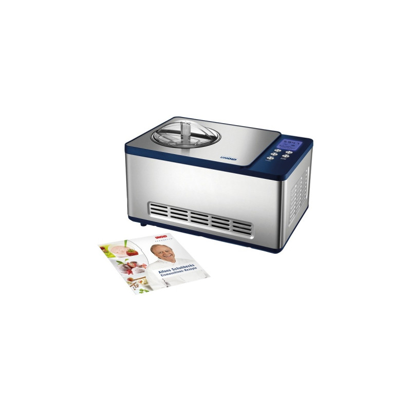 Unold Eismaschine Schuhbeck exklusiv 48818(silber/blau, Outlet)