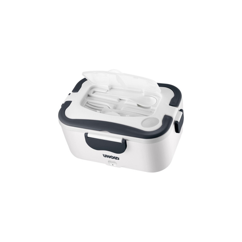 Unold Elektronische Lunchbox, Lunch-Box(weiß/dunkelgrau, 35 Watt)