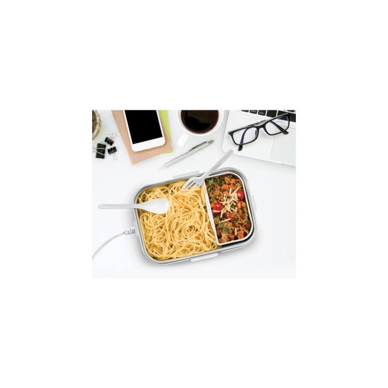 Unold Elektronische Lunchbox, Lunch-Box(weiß/dunkelgrau, 35 Watt)
