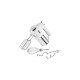 Unold Handmixer 3 in 1(weiß/silber)