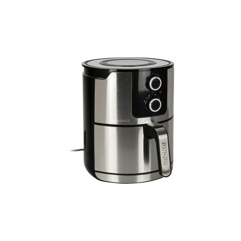 Unold Heißluftfritteuse XL 58655(edelstahl (gebürstet)/schwarz, 1.400 Watt)