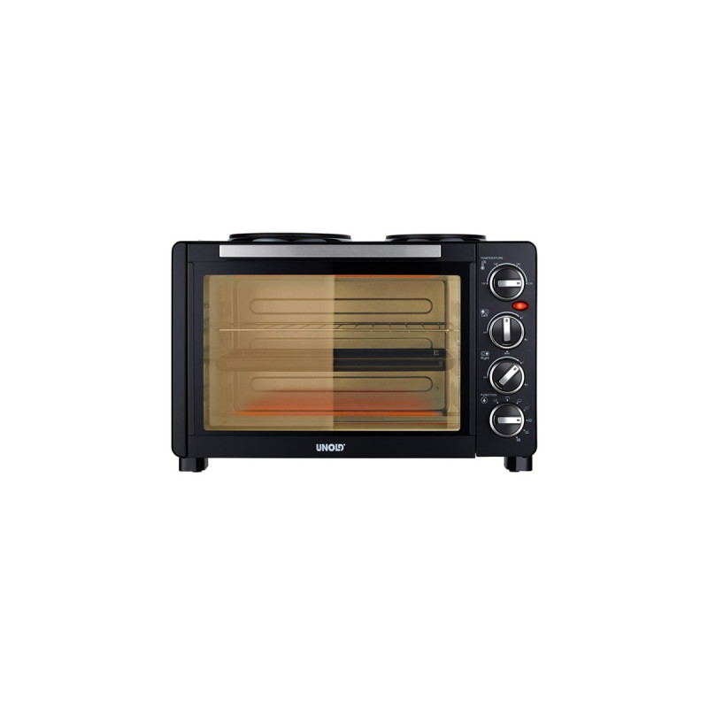 Unold Kleinküche All in One 68885, Mini-Backofen(schwarz)