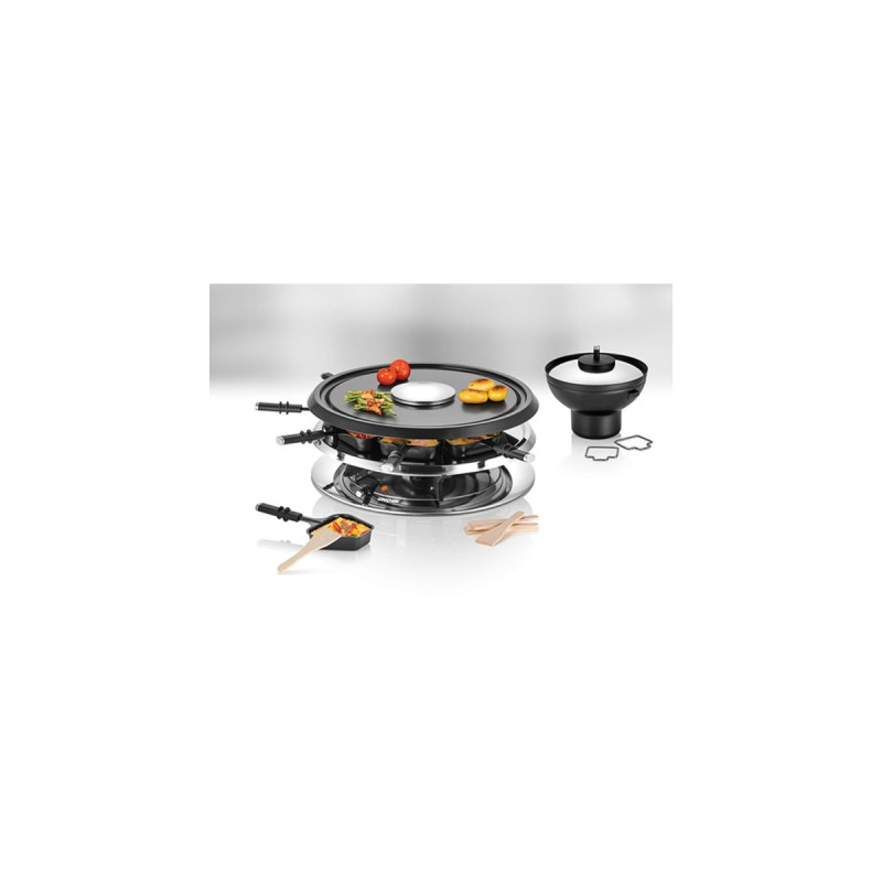 Unold Multi 4-in-1 48726, Raclette(schwarz/edelstahl)