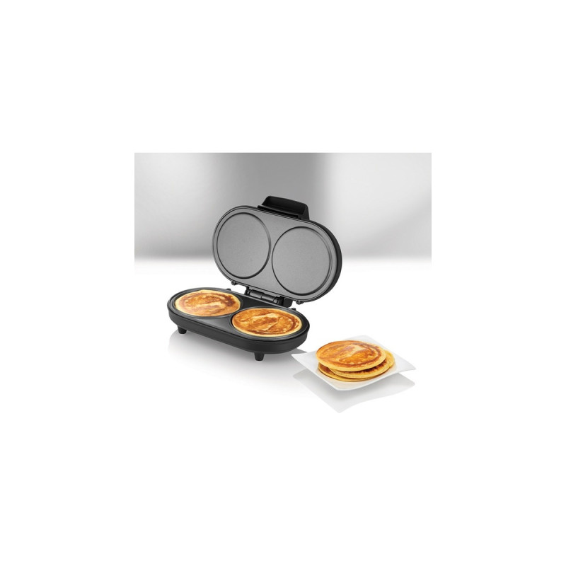 Unold Pancake-Maker 48165 American , Pancakemaker(edelstahl (gebürstet)/schwarz)