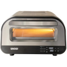 Unold Pizzaofen Luigi(edelstahl/schwarz, 1.700 Watt, für Pizzen bis ca. Ø 30cm)
