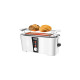 Unold Toaster Design Dual(weiß/schwarz, 1.350 Watt, für 4 Scheiben Toast)