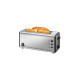 Unold Toaster OnyxDuplex(silber/schwarz, 1.400 Watt, für 4 Scheiben Toast)