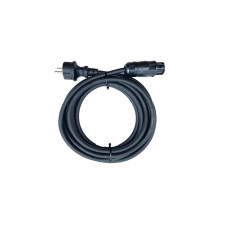Schutzkontakt-Kabel(schwarz, 5 Meter)