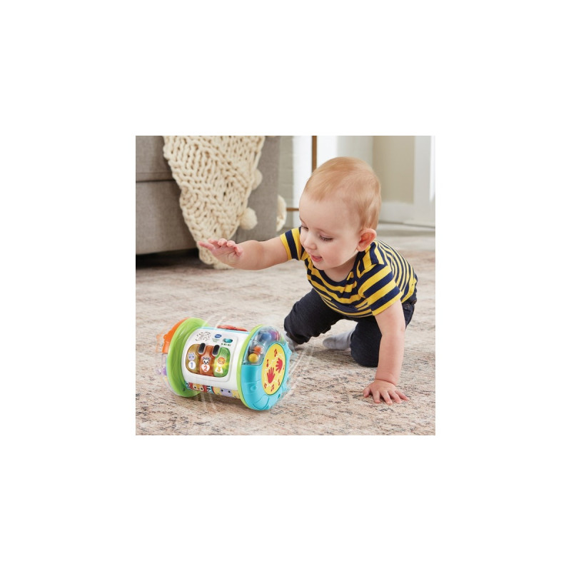 VTech 3-in-1 Rollende Entdecker-Trommel, Musikspielzeug