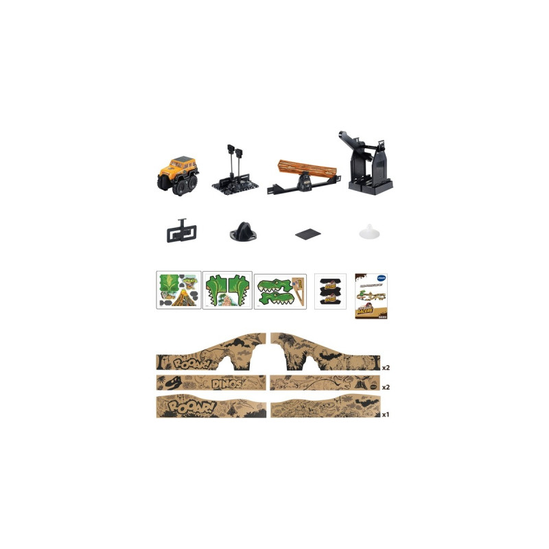 VTech Car-Board Racers - Dino-Adventure Set, Bahn