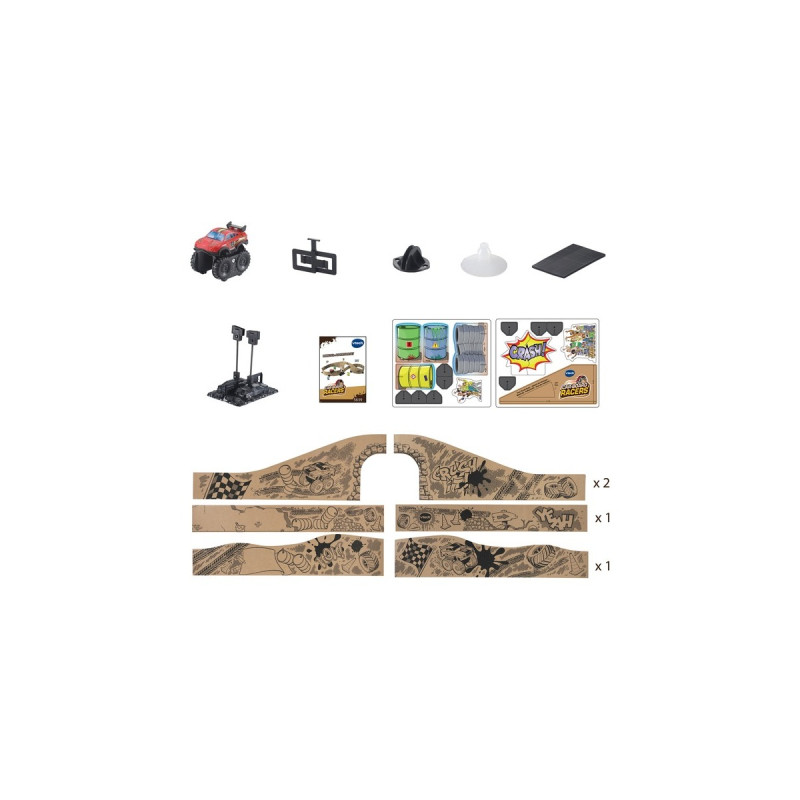 VTech Car-Board Racers - Monster-Adventure Set, Bahn