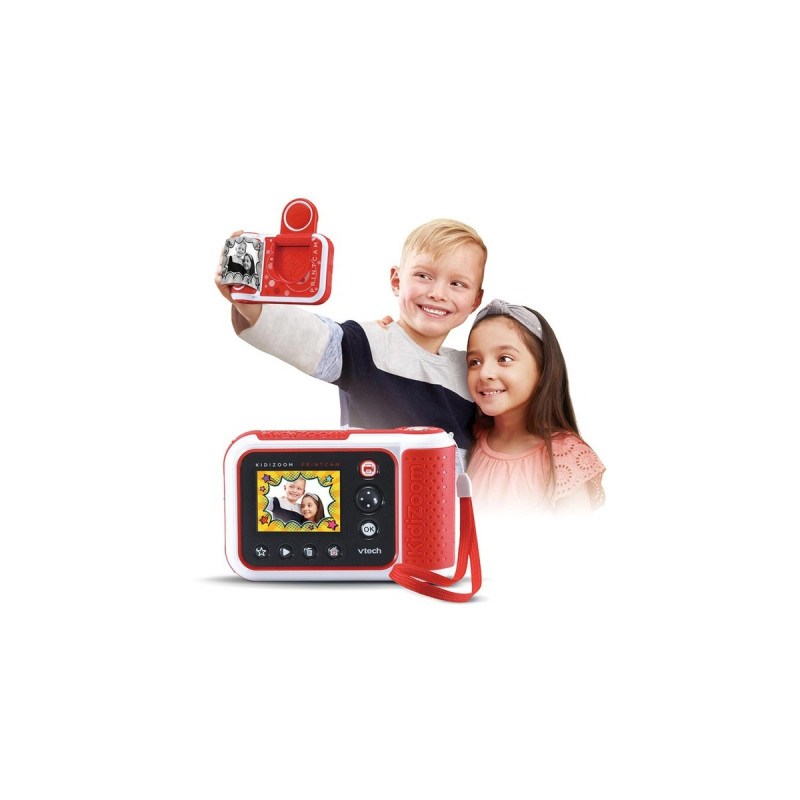 VTech KidiZoom Print Cam, Digitalkamera(rot/weiß)