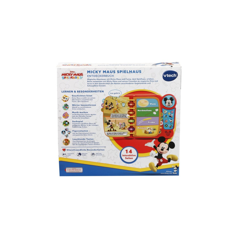 VTech Micky Maus Spielhaus - Entdeckerbuch, Lernbuch