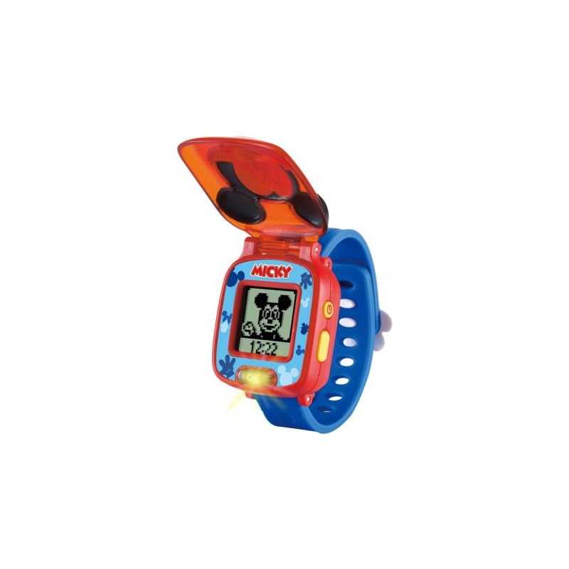 VTech Mickys Lernuhr, Armbanduhr(blau/rot)