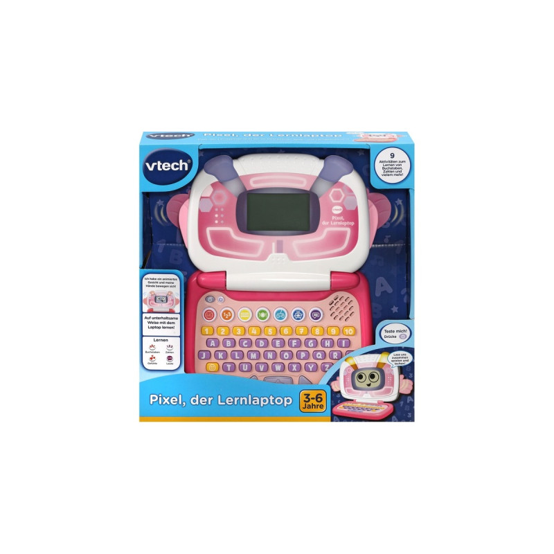 VTech Pixel, der Lernlaptop, Lerncomputer(pink)