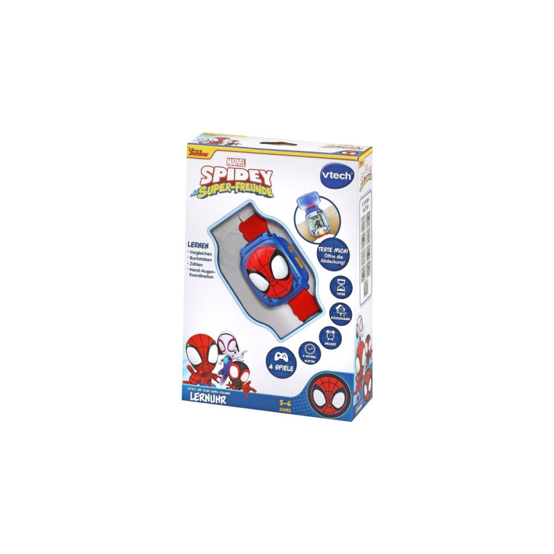 VTech Spidey und seine Super-Freunde Lernuhr, Armbanduhr(pink)