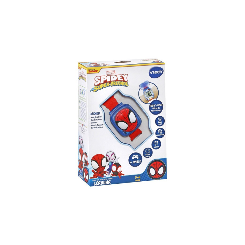 VTech Spidey und seine Super-Freunde Lernuhr, Armbanduhr(pink)