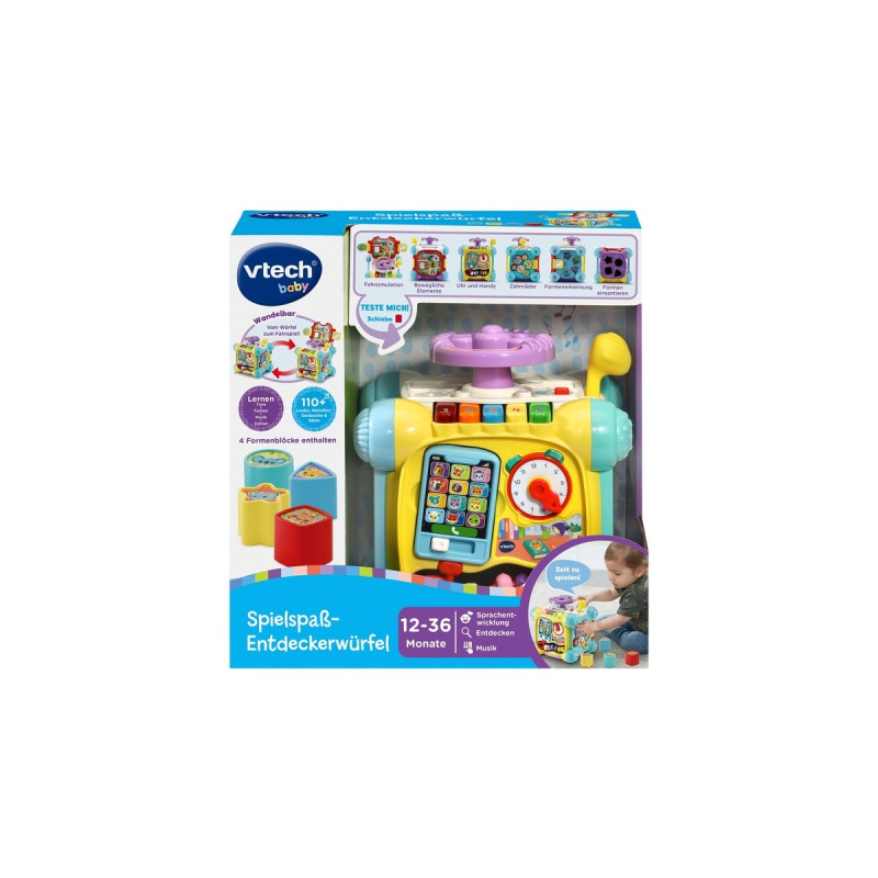 VTech Spielspaß-Entdeckerwürfel, Lernspielzeug