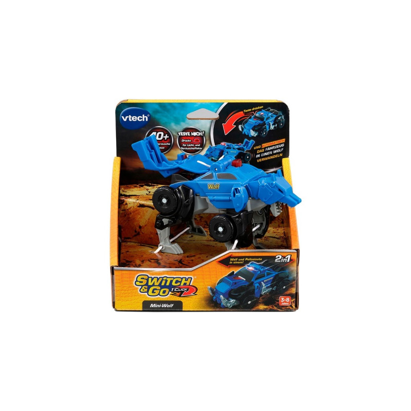VTech Switch & Go Dinos - OneClick-Mini-Wolf, Spielfigur