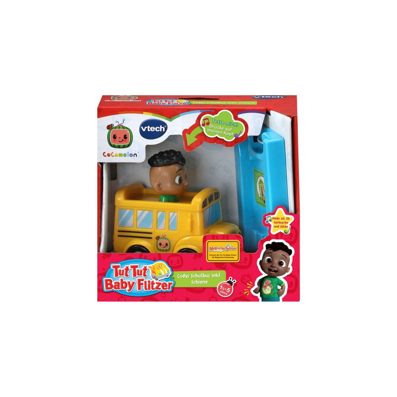 VTech Tut Tut Baby Flitzer - CoComelon Codys Schulbus, Spielfahrzeug