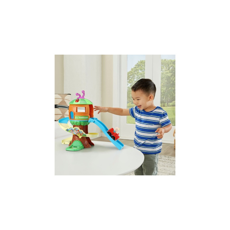 VTech Tut Tut Baby Flitzer - CoComelon JJs Baumhaus Schienenset, Spielgebäude