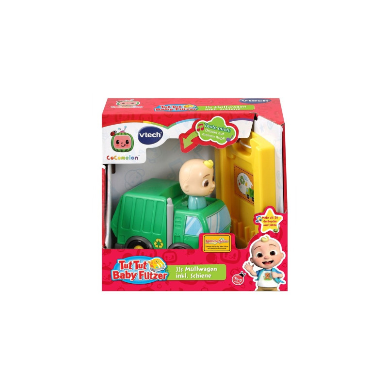 VTech Tut Tut Baby Flitzer - CoComelon JJs Müllwagen, Spielfahrzeug