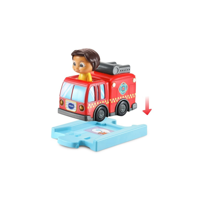 VTech Tut Tut Baby Flitzer - CoComelon Ninas Feuerwehrauto, Spielfahrzeug