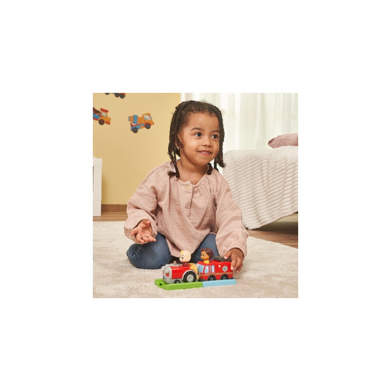 VTech Tut Tut Baby Flitzer - CoComelon Ninas Feuerwehrauto, Spielfahrzeug