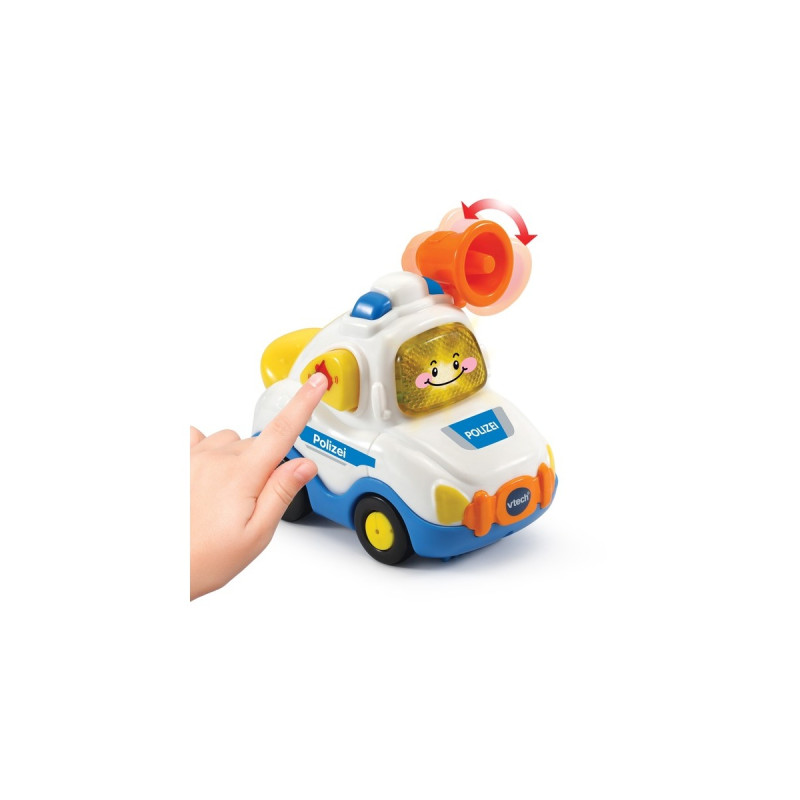 VTech Tut Tut Baby Flitzer - Polizei, Spielfahrzeug(weiß/blau)