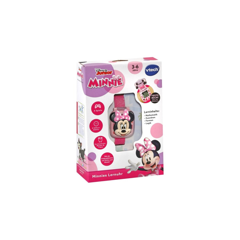 VTech Vtech Minnies Lernuhr, Armbanduhr(pink)