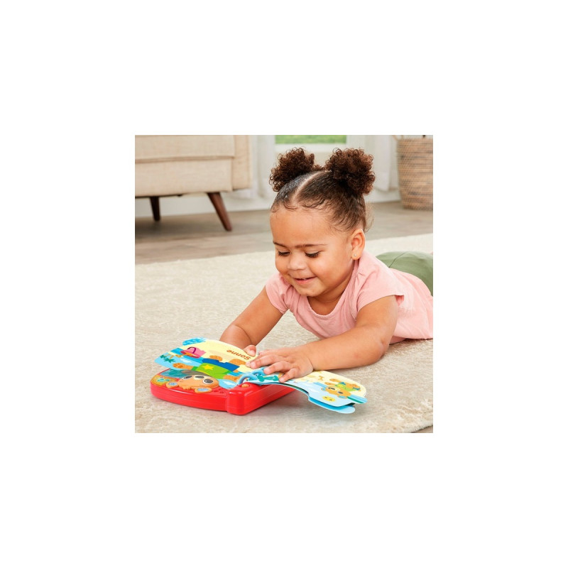 VTech Zieh-mich-an-Bärchenbuch, Lernbuch(rot)