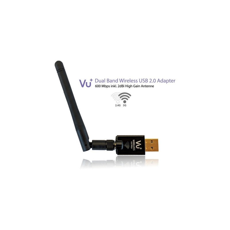 VU+ 600 Mbps Wireless USB Adapter, WLAN-Adapter