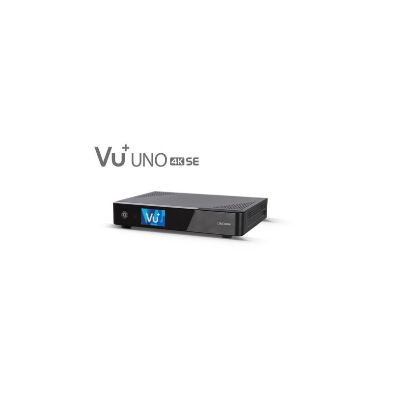 VU+ UNO 4K SE, Terrestrischer Receiver(schwarz, DVB-T2 (HD) Twin Tuner, FBC, 4K)