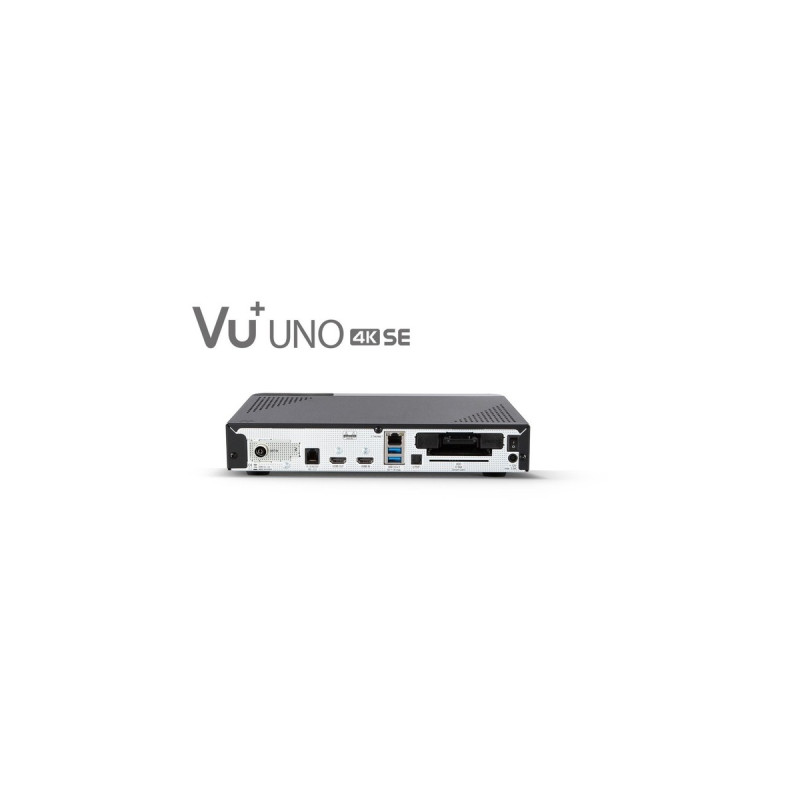 VU+ UNO 4K SE, Terrestrischer Receiver(schwarz, DVB-T2 (HD) Twin Tuner, FBC, 4K)