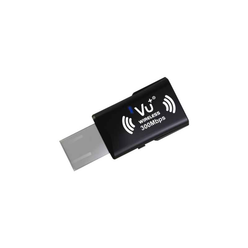 VU+ Wireless USB Adapter 300 Mbps incl. WPS Setup, WLAN-Adapter(schwarz)