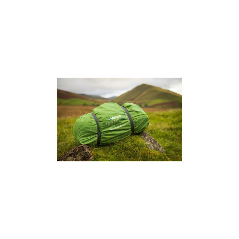 Vango Kuppelzelt Tryfan 300(dunkelblau, mit Vorbau für Gepäck, Modell 2024)