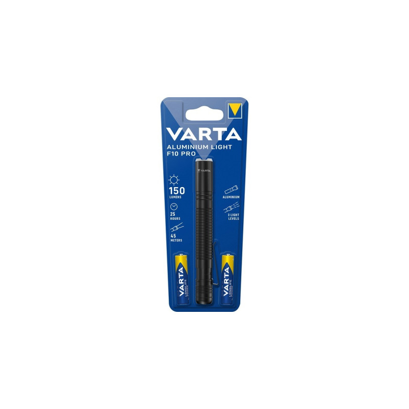 Varta Aluminium Light F10 Pro, Taschenlampe(schwarz)