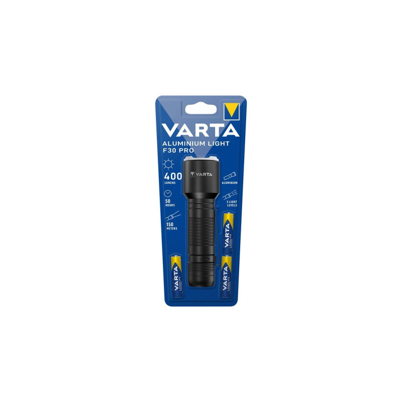Varta Aluminium Light F30 Pro, Taschenlampe(schwarz)