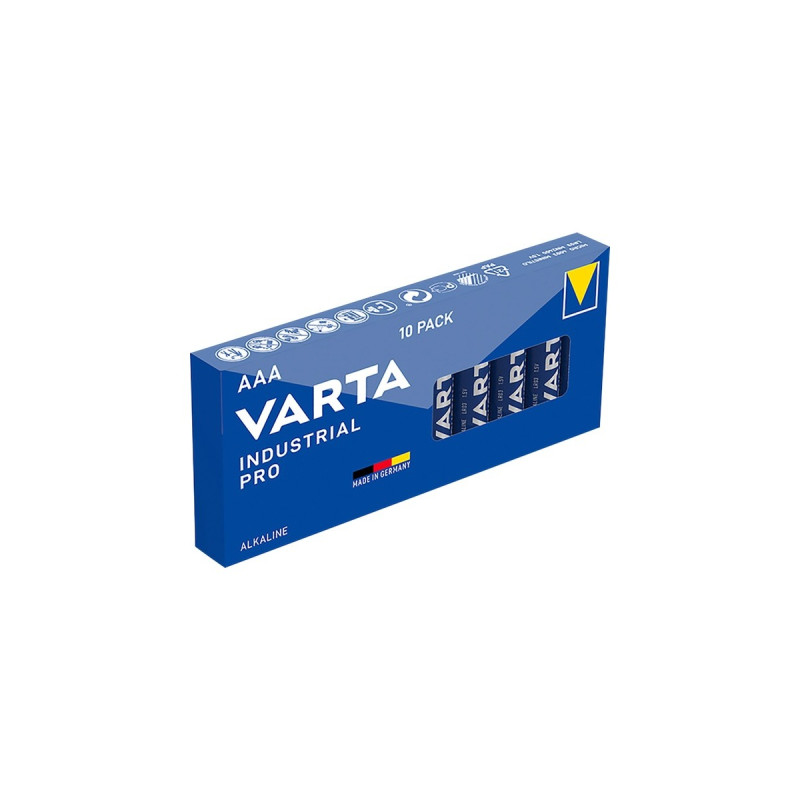 Varta Industrial, Batterie(10 Stück, AAA)