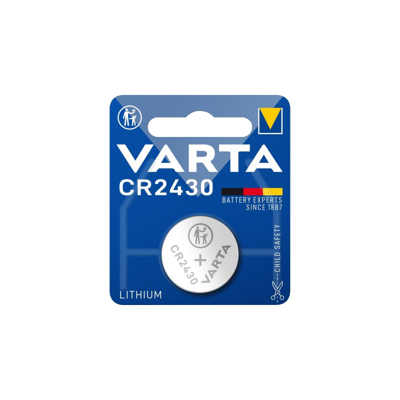 Varta LITHIUM Coin CR2430, Batterie(1 Stück, CR2430)