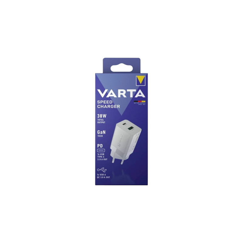 Varta Ladegerät Speed Charger(weiß, PD und QuickCharge)