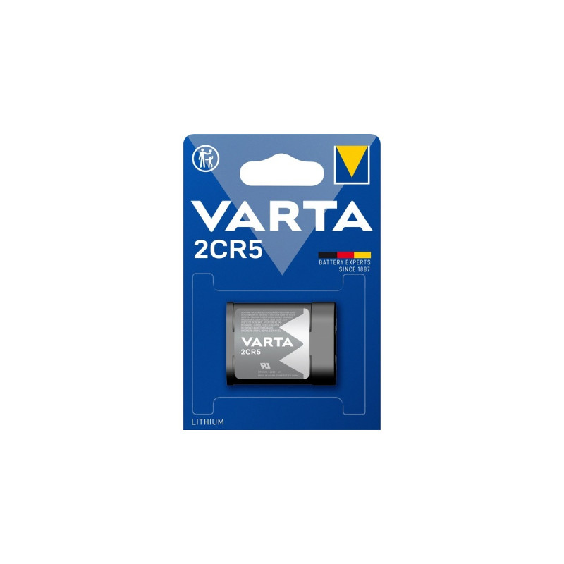 Varta Lithium, Batterie(1 Stück, 2CR5)