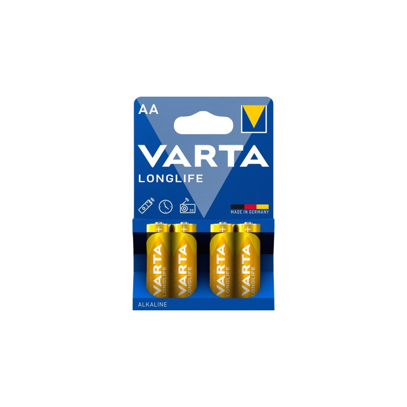 Varta Longlife AA, Batterie(4 Stück, AA)