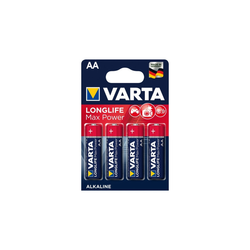Varta Longlife Max Power AA, Batterie(4 Stück, AA)