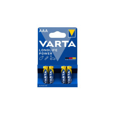 Varta Longlife Power AAA, Batterie(4 Stück, AAA)