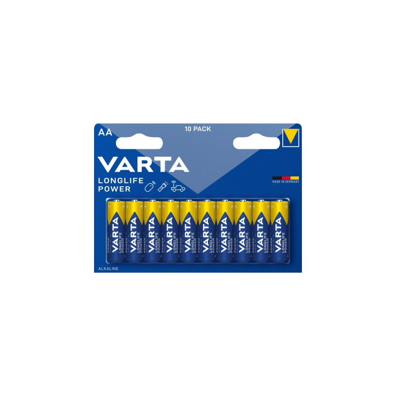 Varta Longlife Power, Batterie(10 Stück, AA)